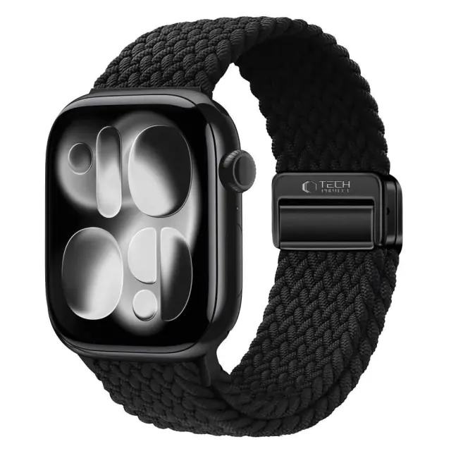 Tech-protect Nylonmag Apple Watch 8 / 9 / 10 / 11 / 12 / Se (40 / 41 / 42 Mm) Black 3