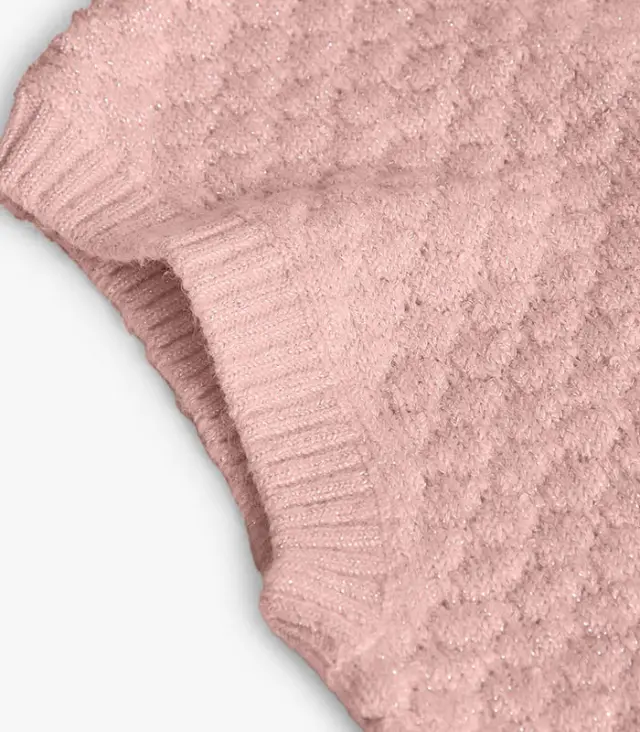 Knitwear vest for girl -BCI - 7Y 3