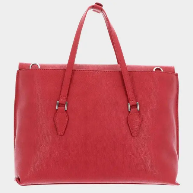 Valentino Bags - Μεγάλη Γυναικεία Τσάντα Χειρός Whom Re VBS8A404-003 Κόκκινο 3