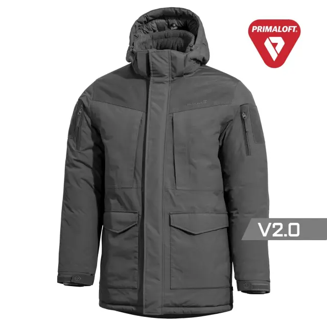 Pentagon H.C.P. Primaloft® V2.0 Parka-Παρκά Αδιάβροχο & Αντιανεμικό - 17-Cinder Grey-Σκούρο Γκρι