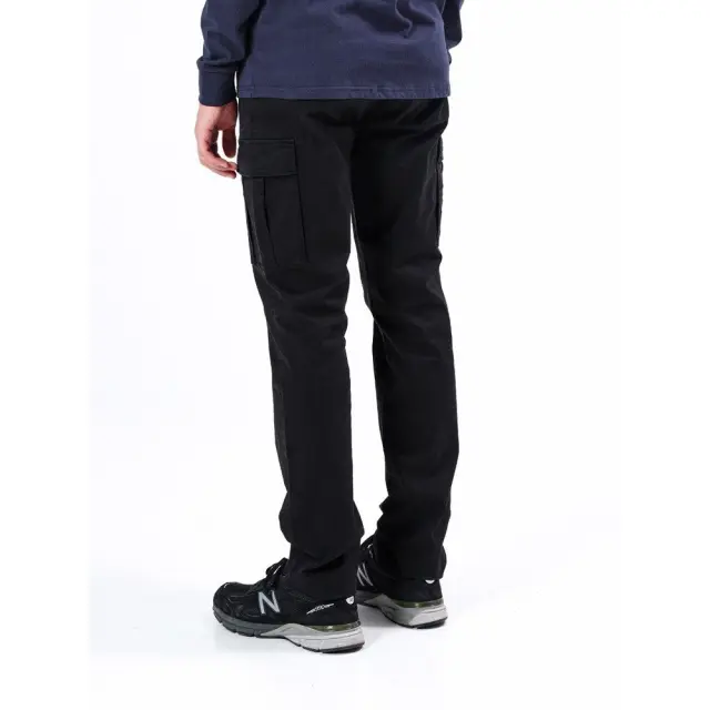 Emerson Garment Dyed Stretch Cargo Pants (222.EM42.96-Black) - Μαύρο 2