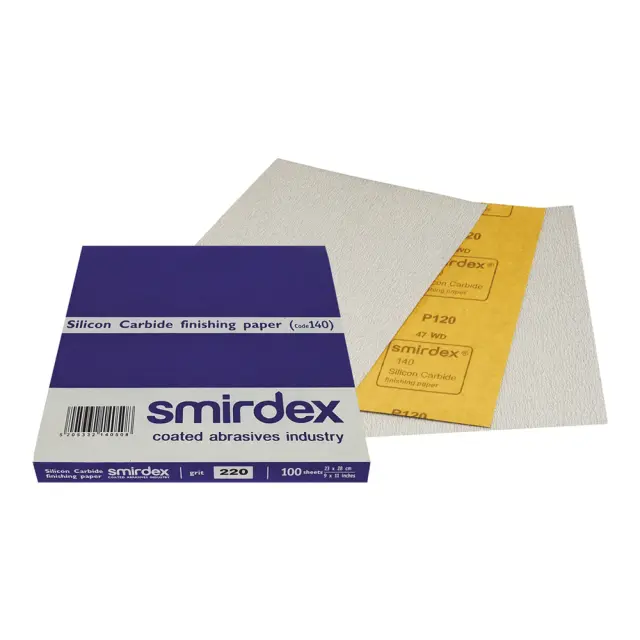 SMIRDEX ΓΥΑΛΟΧΑΡΤΟ ΛΕΥΚΟ ΞΗΡΑΣ ΤΡΙΒΗΣ ΦΥΛΛΑ P80