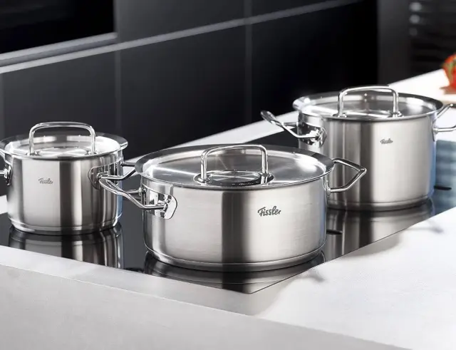 Κατσαρόλα Ημιχύτρα Fissler Original Profi με διάμετρο 24cm και χωρητικότητα 4.5lt084-138-24-000/0 3