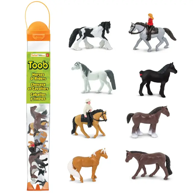 Safari Ltd Μινιατούρες Horses & Riders TOOB Άλογα και Αναβάτες (3+ ετών) 679704