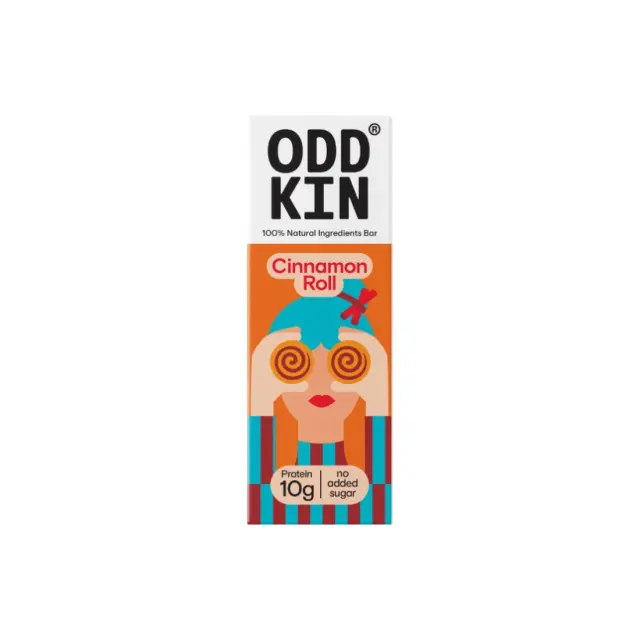Μπάρα Πρωτεΐνης Ρολό Κανέλας • Oddkin • 50γρ