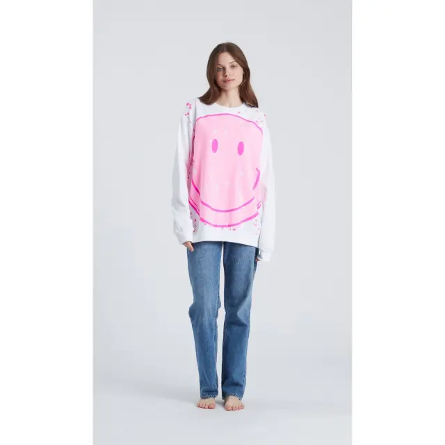 Μπλούζα Unisex μακρυμάνικη Save Smile Τύπος 6619 Happy People