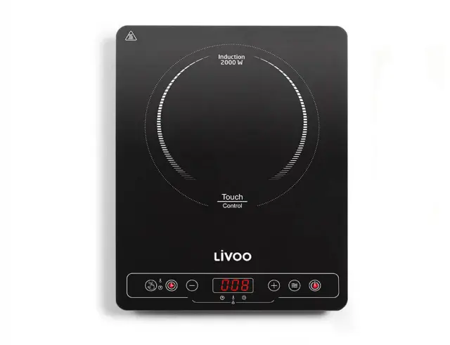 Επαγωγική Εστία Livoo DOC235 με ισχύ 2000W και 1 ζώνη μαγειρέματος DOC235