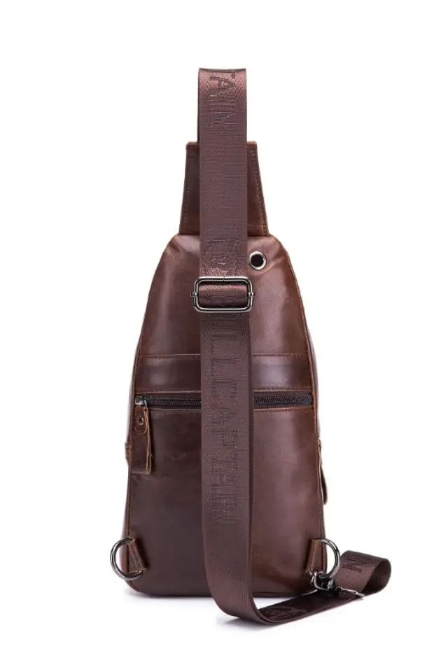 Δερμάτινο τσαντάκι body Bull Captain XB 110 σκούρο καφέ - One Size 2