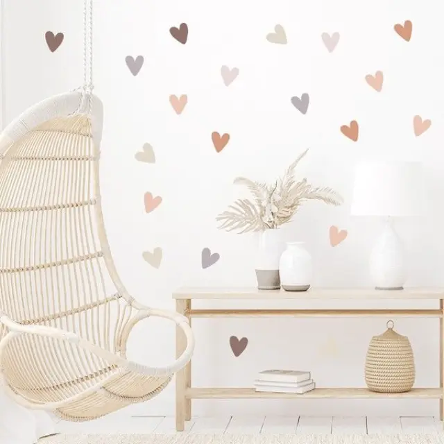 Sipo wall stickers Boho Hearts 2