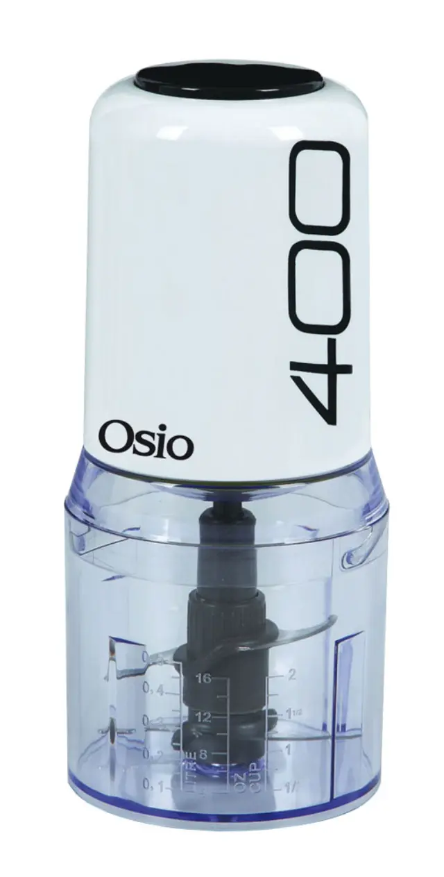 Πολυκόφτης Osio Omc-2312w Multi Chopper 2 Λεπιδες Λευκο 400w
