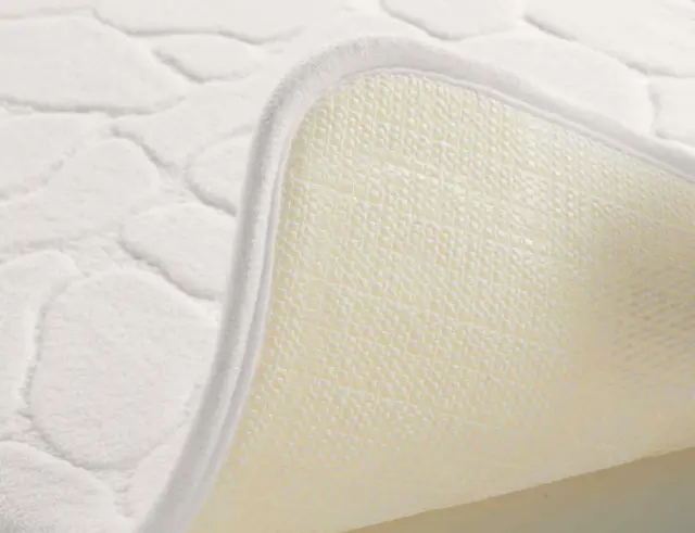 Πατάκι Μπάνιου Ricochet Douceur d'intérieur με memory foam και διαστάσεις 50x120cm - White 1802103 3
