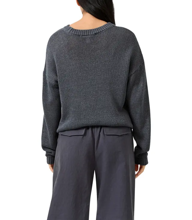 S'Oliver γυναικείο basic πλεκτό πουλόβερ με dropped shoulders 2182749-1 2