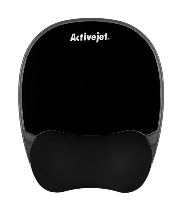 Activejet black gel mouse pad