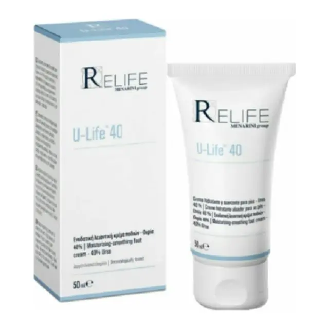 Relife U-Life 40 Κρέμα Ανάπλασης Ποδιών με 40% Ουρία 50ml