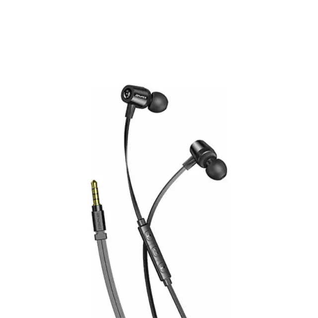 Awei Superbass L1 In-ear Handsfree με Βύσμα 3.5mm Μαύρο