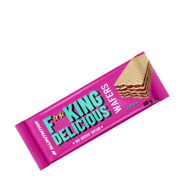 ALLNUTRITION Fitking Delicious Wafers Cocoa, 80 g
