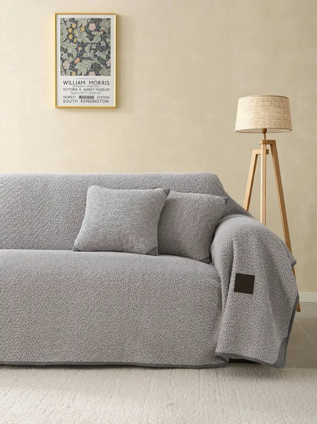 Beauty Home Ριχτάρι Μονοθέσιο Lamb Plus Art 8831 175x180 Γκρι 2