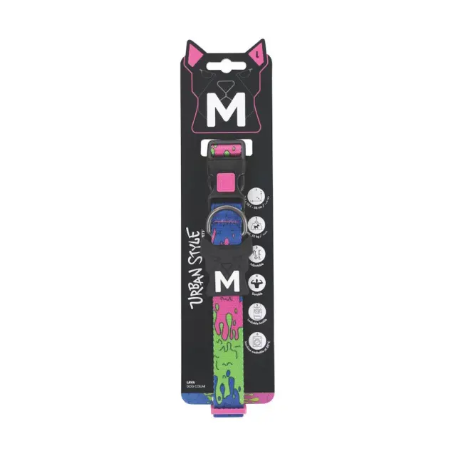 M Pets Urban Style Περιλάιμιο Lava Dog Μονόχρωμο - L