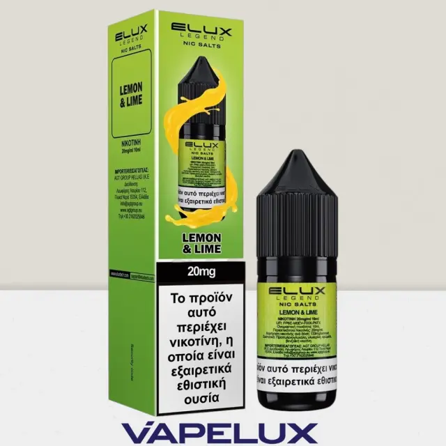 Elux Lemon Lime 10ml 20mg Nic Salts 2