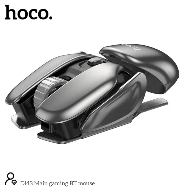 Ασύρματο Ποντίκι Gaming Hoco. DI43 Main 800-1200-1600dpi 2.4GHz 4 Πλήκτρων Μαύρο 3