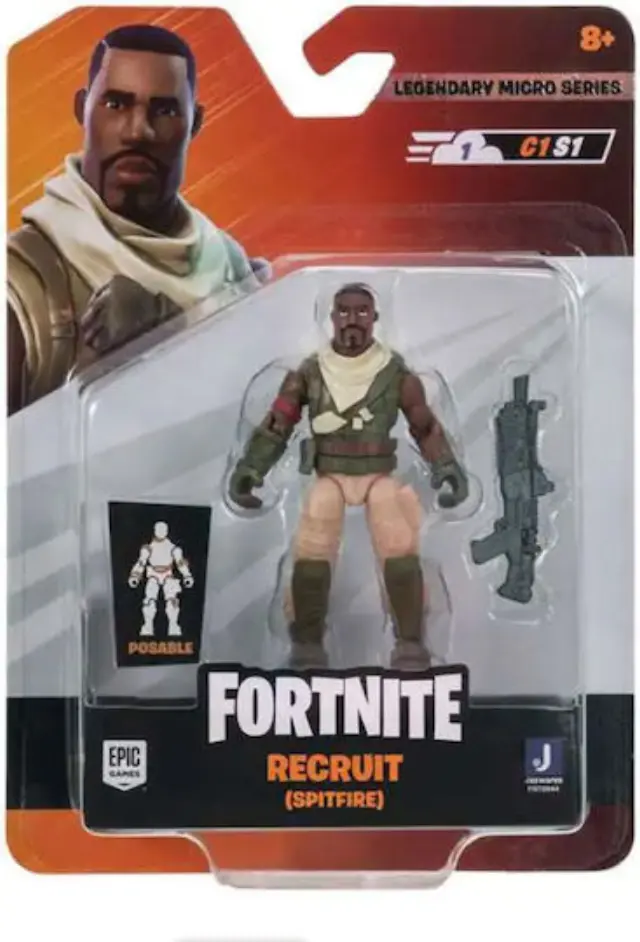 Jazwares Παιχνίδι Μινιατούρα Fortnite RECRUIT 6.5εκ.