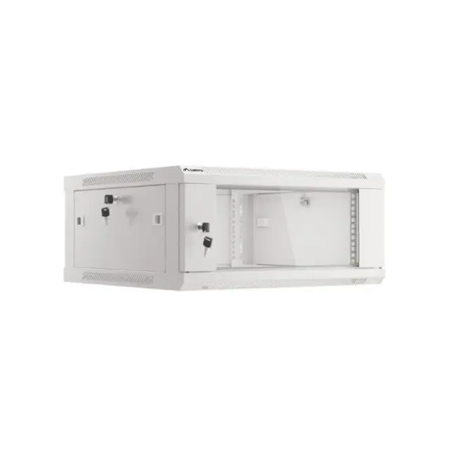 Lanberg Καμπίνα Rack 19" 4U 600X600 Gray V2 (WF01-6604-10S)