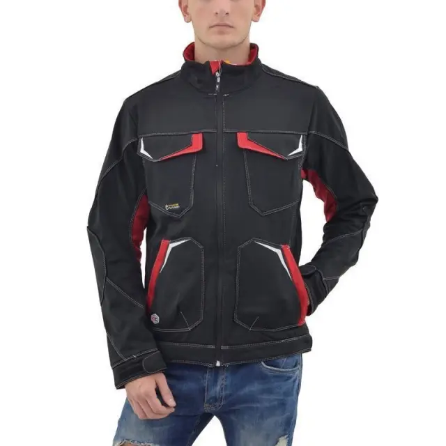 Softshell Jacket Cofra Mirassol black/red - EU 48 2