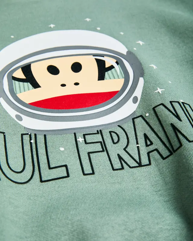 Μπλούζα φούτερ Paul Frank με ανάγλυφα στοιχεία 3
