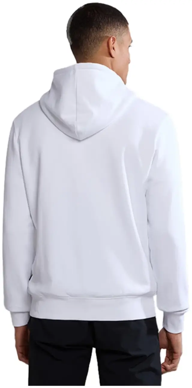 Napapijri - Ανδρική Ζακέτα Balis Full Zip με Φερμουάρ και Κουκούλα Regular Fit NP0A4HHV-002 Λευκό - S 2