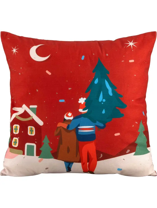 Διακοσμητικό Μαξιλάρι MERRY KISS ME MADI 45 x 45 εκ.