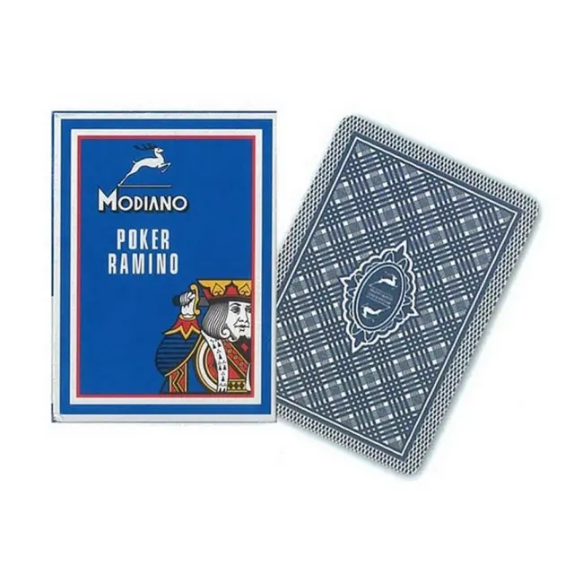 Τράπουλα Poker χάρτινη πλαστικοποιημένη κόκκινη 28243