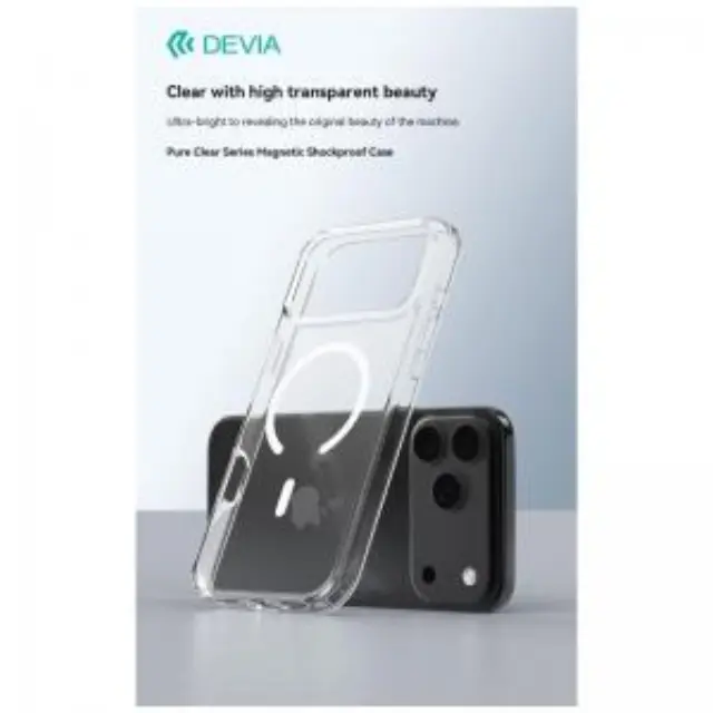 Θήκη TPU & PC & Tempered Glass & Camera Cover Devia Apple iPhone Air Magnetic Shock Proof Star Pack Διάφανο N69938 3