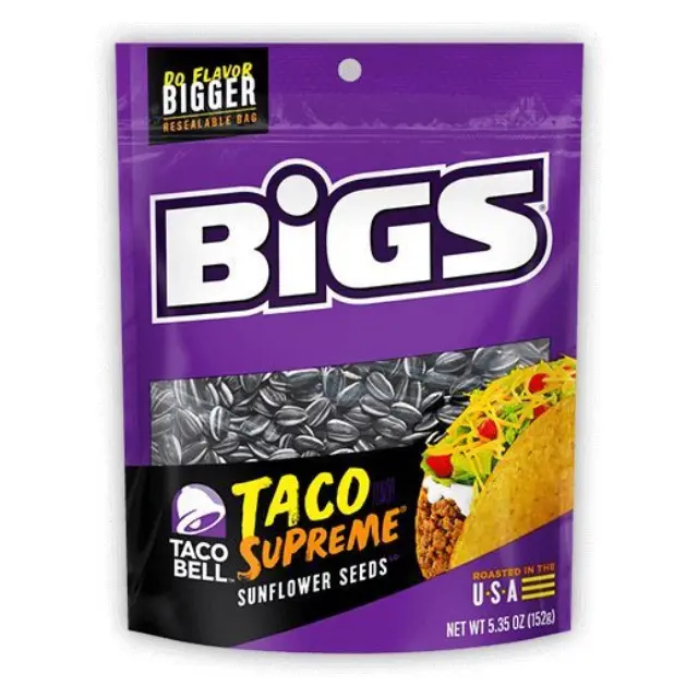 Bigs Taco Bell Sunflower Seeds 152gr