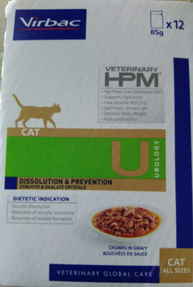 Virbac Cat Urology Dissolution and Prevention 12x85gr