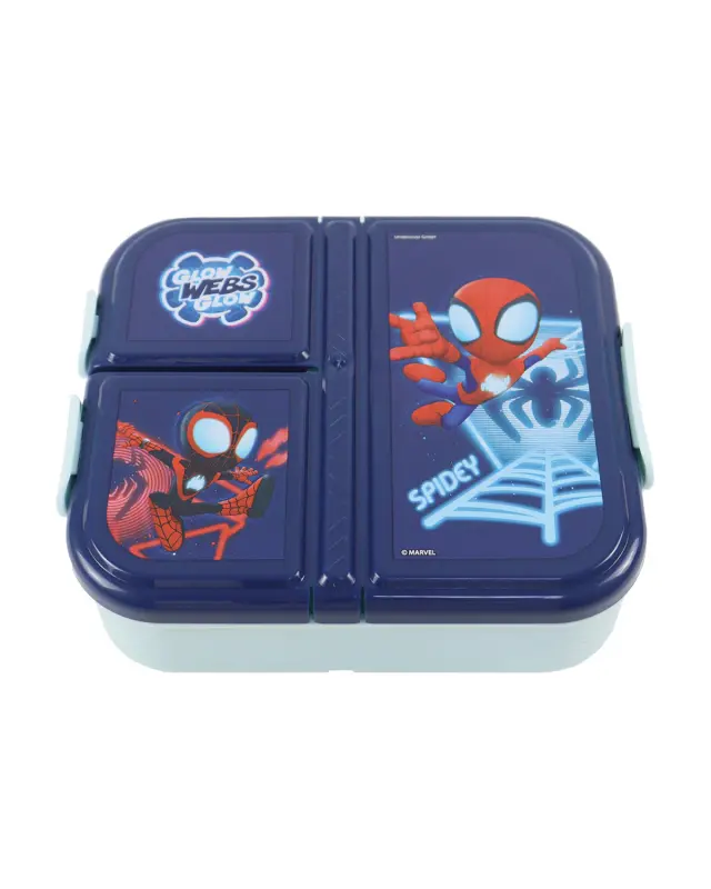 Δοχείο φαγητού 3 χώρων Marvel Spidey 800ml 3