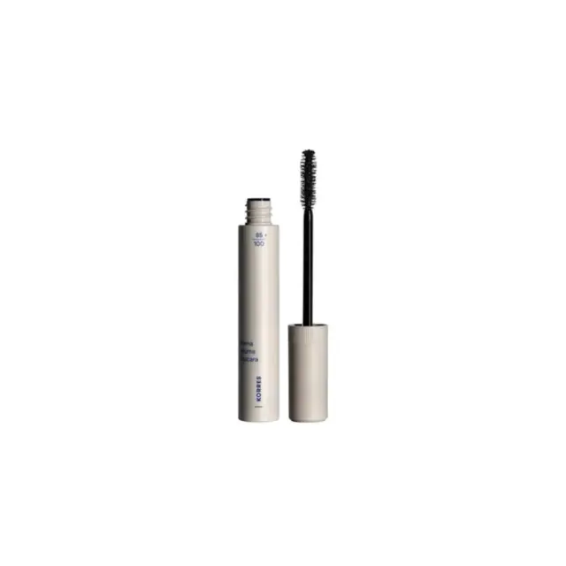 Korres Drama Volume Mascara 01 Black, Μάσκαρα για Μεγάλες & Πυκνές Βλεφαρίδες Μαύρο Χρώμα 13ml