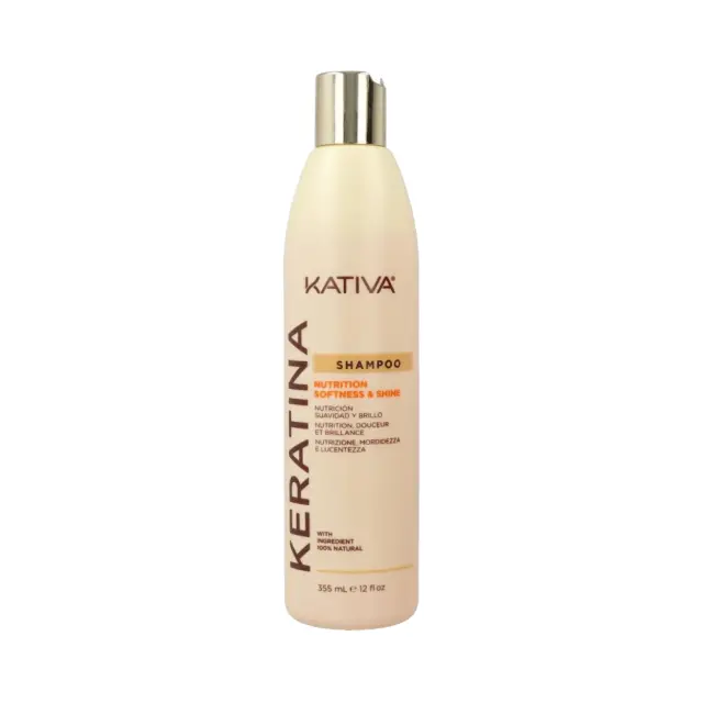 Kativa Keratina Nutrition Shampoo 355ml - (σαμπουάν με πρόσθετη υδρολυμένη κερατίνη)