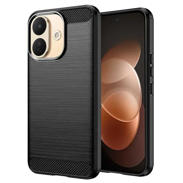 Techsuit - Carbon Silicone - Xiaomi Redmi Note 17 Pro 5G - Black
