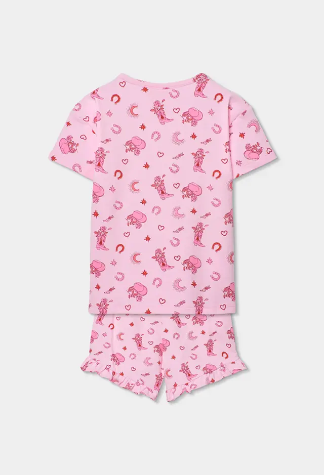 Boboli Knit pyjamas με τύπωμα για κορίτσι 483016-9768 2