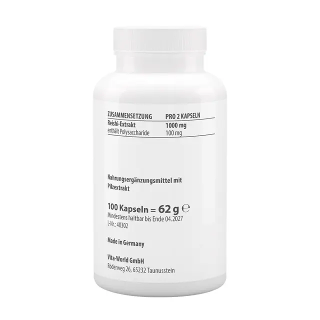 Vitaworld Reishi Extract 500 mg 2