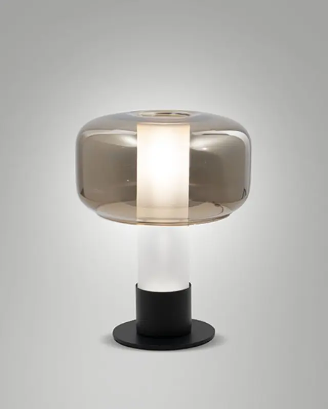 Flick 3792 επιτραπέζιο φωτιστικό borosilicate glass Χρυσό Μαύρο