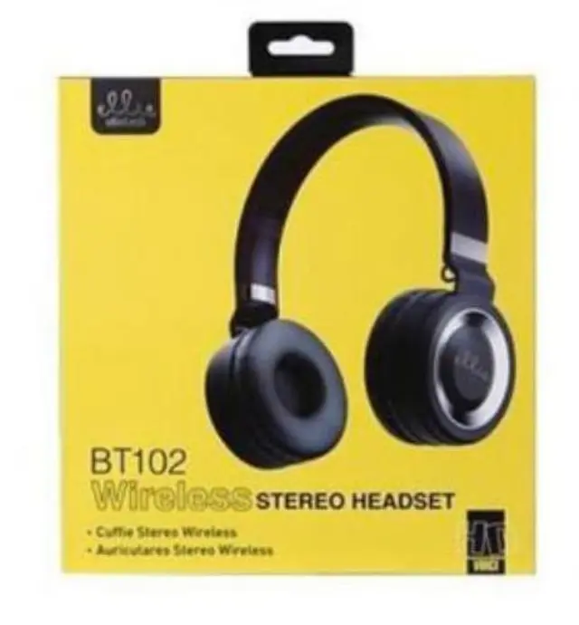 Ασύρματα On-ear Ακουστικά Ellietech BT102 Μαύρα/Ασημί