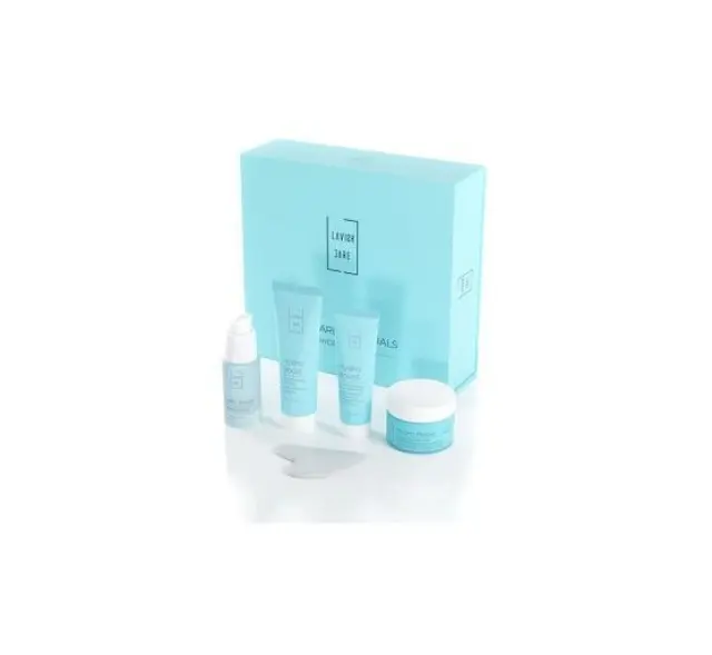 Lavish Care Hydro Boost Skin Care Essentials Κουτί με Μάσκα 75ml, Απολεπιστικό 50ml, Κρεμοτζέλ Ημέρας 50ml, Ορό 30ml & Πέτρα Μασάζ Gua Sha