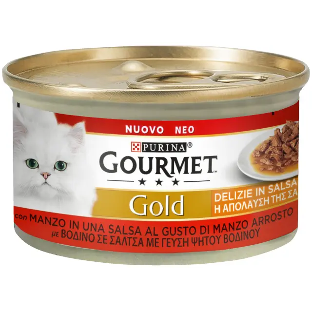 Gourmet Gold "Η Απόλαυση της Σάλτσας" Βοδινό 85gr