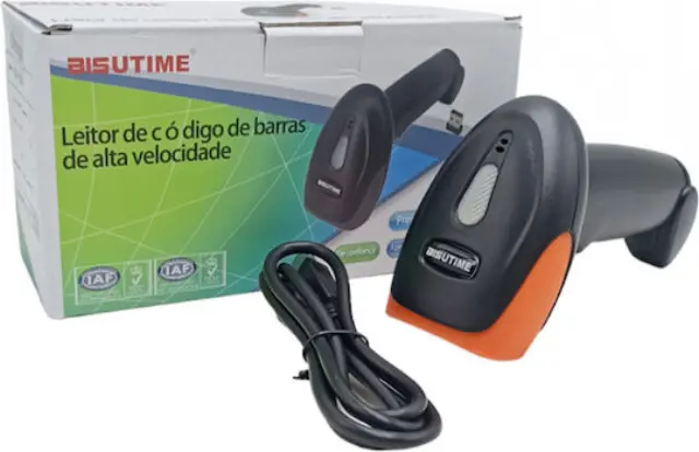 Bisutime Bs-830g Scanner Χειρός Ασύρματο με Δυνατότητα Ανάγνωσης 1D Barcodes 2