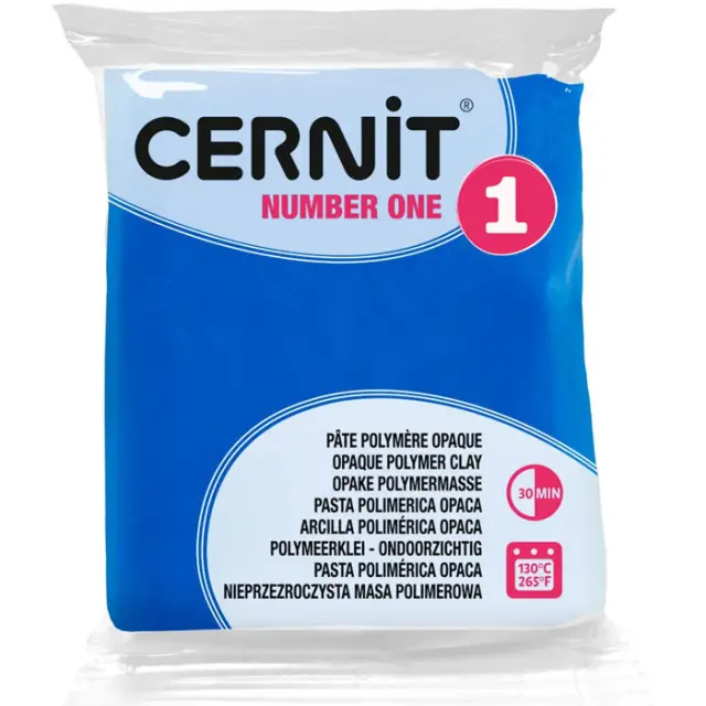 Πολυμερικός Πηλός Cernit Number One No200 - Blue - 56gr