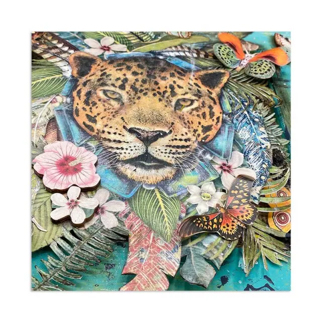 Die Cuts Chipboard Stamperia 15x30cm, Amazonia 2