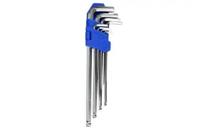 Hex key wrench set 9 pieces profi