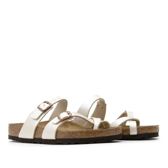 Γυναικείες Ανατομικές Παντόφλες Birkenstock Mayari 0071661 Pearl White Regular Fit Άσπρο - 38 2