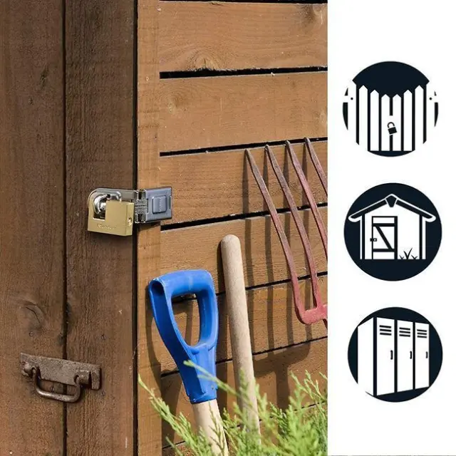 Master Lock 607EURDCC - Λουκέτο τάκος μπρούτζινος με ατσάλινο λαιμό 76mm 2
